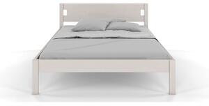 Black Friday - Bijeli bračni krevet od borovine 140x200 cm Laxbaken - Skandica