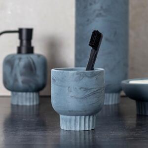 Plava kamena čašica za četkice za zube Attitude - Mette Ditmer Denmark