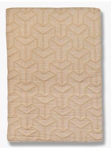 Bež prekrivač od recikliranog pamuka za bračni krevet 250x250 cm Trio - Mette Ditmer Denmark