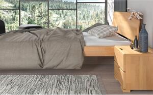 Bračni krevet od bukovog drveta 200x200 cm u prirodnoj boji Ammer - Skandica