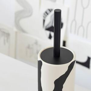 Crno-bijela keramička WC četka Icon - Mette Ditmer Denmark