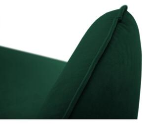 Tamno zeleni baršunasti kauč 230 cm Vienna - Cosmopolitan Design