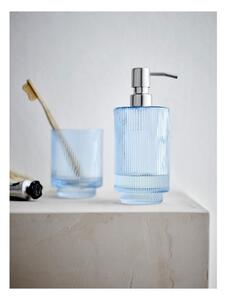 Plava staklena čašica za četkice za zube Clarity - Södahl