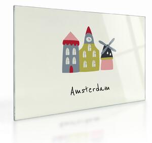 Staklena slika - Gradovi Europe N⁰4 (70x50 cm)