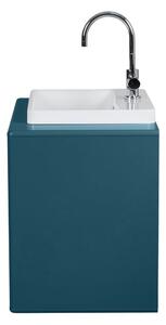 Petrolej zeleni zidni ormarić s umivaonikom bez slavine 80x62 cm Color Bath – Tom Tailor
