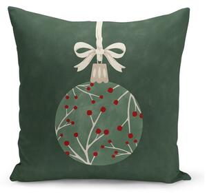 Zelena božićna jastučnica Kate Louise Christmas Noel, 43 x 43 cm