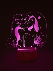 Sinsay - LED lampa s motivom jednoroga i natpisom