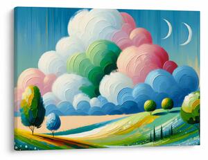 Slika - Krajolik s oblakom (70x50 cm)