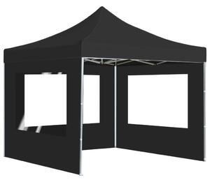 VidaXL Profesionalni sklopivi šator za zabave 3 x 3 m antracit