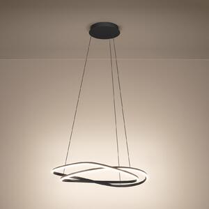 Stars of Light LED viseća lampa Light, Guntin, siva, 62 cm, metal, CCT, prigušiva, Sivo, Dnevni boravak/blagovaonica, Metal