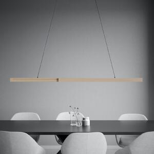 Stars of Light LED viseća svjetiljka Montebuono "Zvijezde svjetla", drvo, 180 cm, prigušiva, prigušiva, Drvo, Dnevni boravak/blagovaonica, Aluminij
