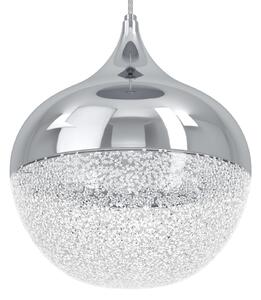 Stars of Light LED viseća svjetiljka Light, Mioglia, krom, Ø 58 cm, 10-svjetiljka, prigušiva, Krom, Dnevni boravak/blagovaonica, Metal