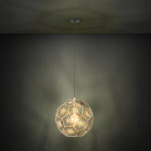 Stars of Light Luster Skoura, mesing, Ø 50 cm, metal, prigušiva, Zlato / mjed, Dnevni boravak/blagovaonica, Metal