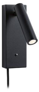 Zidne Svjetiljka Paulmann, Hulda USB, prigušiv, Crno, Spavaća soba, Metal, Moderan