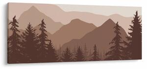Slika - Smeđe planine N⁰2 (120x50 cm)