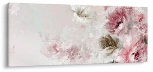 Slika - Slikanje ružičastog cvijeća (120x50 cm)