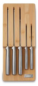 Set noževa sa stalkom 5 kom od nehrđajućeg čelika Elevate Bamboo – Joseph Joseph