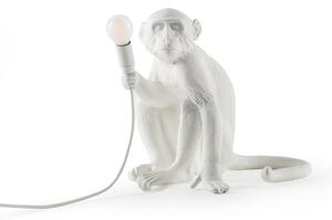 Stolne Lampa SELETTI, Monkey Lamp, Bijela, Dnevna soba, Plastika, Dizajn