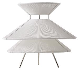 Stolne Lampa FRANDSEN, Kiku, prigušiv, Bijela, Dnevna soba, Tkanina / tekstil, Dizajn