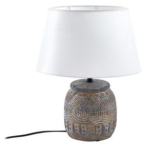 Stolne Lampa Lindby, Aelith, Sivo, Dnevna soba, Tkanina / tekstil, Seoska kuća / rustikalni