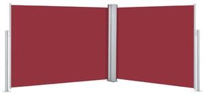VidaXL Uvlačiva bočna tenda 140 x 1000 cm crvena
