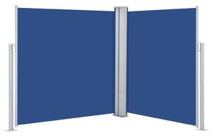 VidaXL Uvlačiva bočna tenda 140 x 600 cm plava