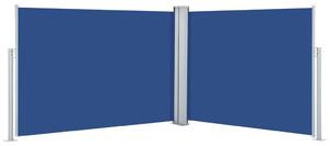 VidaXL Uvlačiva bočna tenda 120 x 1000 cm plava