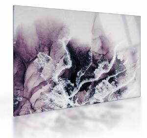 Staklena slika - Ljubičasti mramor N⁰2 (70x50 cm)