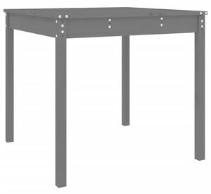VidaXL Vrtni stol sivi 82,5 x 82,5 x 76 cm od masivne borovine