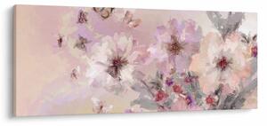Slika - Umjetnički kolaž s leptirima (120x50 cm)