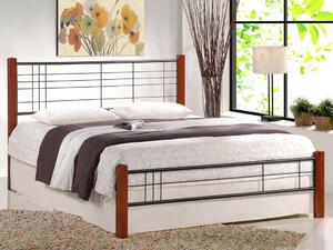 Krevet Houston 1181Bračni, Smeđa, 160x200, Metal, Basi a doghePodnice za krevet, 166x206x103cm