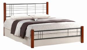 Krevet Houston 1181Bračni, Smeđa, 160x200, Metal, Basi a doghePodnice za krevet, 166x206x103cm