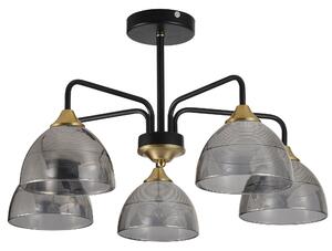 Lampa Viseća G085-5C BLACK GREY