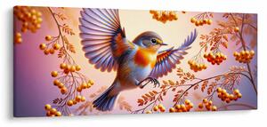 Slika - Ptica s jarebikom (120x50 cm)