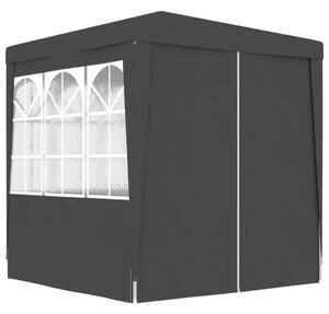 VidaXL Profesionalni šator za zabave 2 x 2 m antracit 90 g/m²