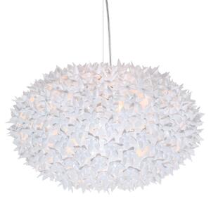 Viseće Svjetiljka Kartell, Bloom S1, Bijela, Dnevna soba, Plastika, Dizajn