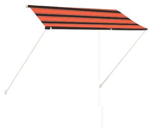 VidaXL Tenda na uvlačenje 250 x 150 cm narančasto-smeđa