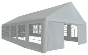 VidaXL Šator za zabave od PE-a 5 x 10 m sivi