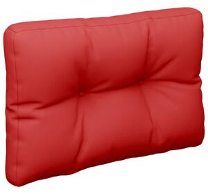 VidaXL Jastuk za palete crveni 50 x 40 x 12 cm od tkanine