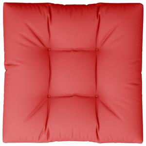 VidaXL Jastuk za palete crveni 80 x 80 x 12 cm od tkanine