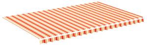 VidaXL Zamjenska tkanina za tendu žuto-narančasta 5 x 3 m