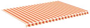 VidaXL Zamjenska tkanina za tendu žuto-narančasta 5 x 3,5 m