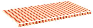 VidaXL Zamjenska tkanina za tendu žuto-narančasta 6 x 3 m