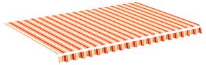 VidaXL Zamjenska tkanina za tendu žuto-narančasta 4,5 x 3 m