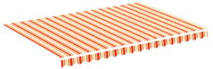 VidaXL Zamjenska tkanina za tendu žuto-narančasta 3,5 x 2,5 m