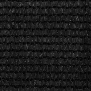 VidaXL Balkonski zastor crni 120 x 400 cm HDPE