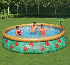 Bestway Fast Set set bazena na napuhavanje Paradise Palms 457 x 84 cm