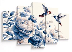 Slika - Kolibri iznad cvijeta (150x105 cm)