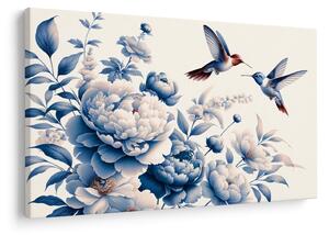 Slika - Kolibri iznad cvijeta (90x60 cm)