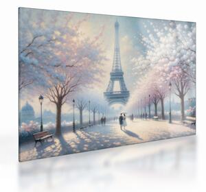 Staklena slika - Staklena slika iz Pariza (70x50 cm)